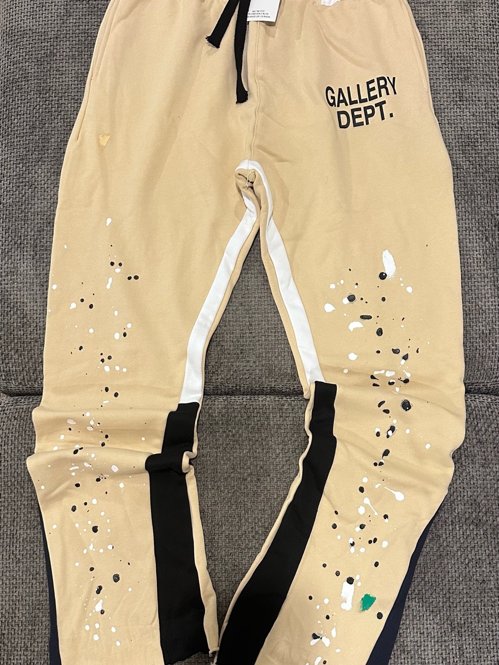 2 colors - Gallery Dept Men jogger (Grey, Beige  )